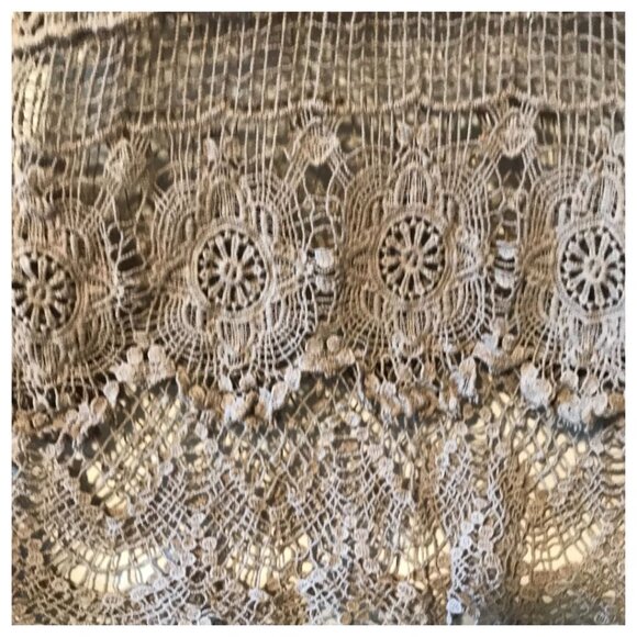 Vintage Crochet Hippie Beach Boho Cover Up Medium - Picture 10 of 10